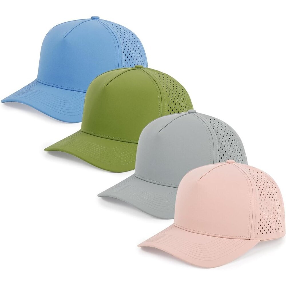 Baseball Cap Blue+gray+pink+green Hat Sun And Rain Golf Ball Cap For Men Women